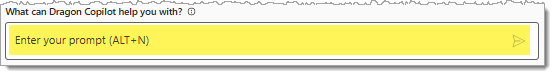 Image of the Copilot Chat field.