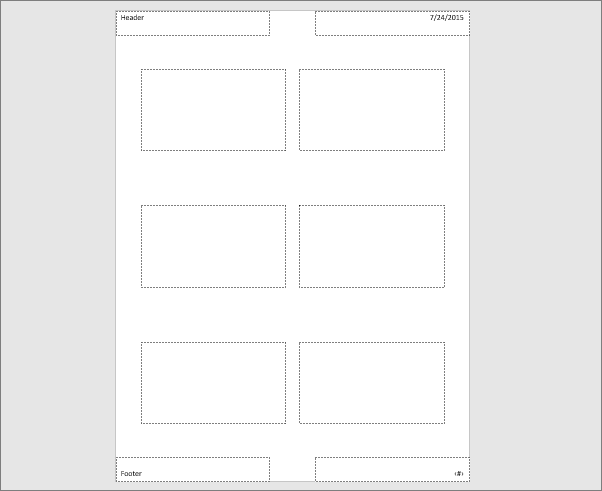 Screenshot showing PowerPoint Handout Master