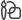 Designer logo button icon.