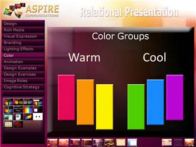 Screenshot showing Color Groups