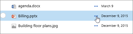 File name highlighted in Document Library