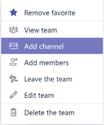 Add channel