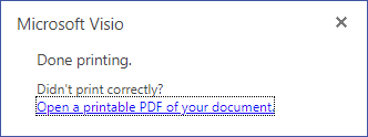 The print message box.