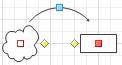 Data flow arrow