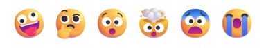 Screenshots shows icons that appear on the third row,